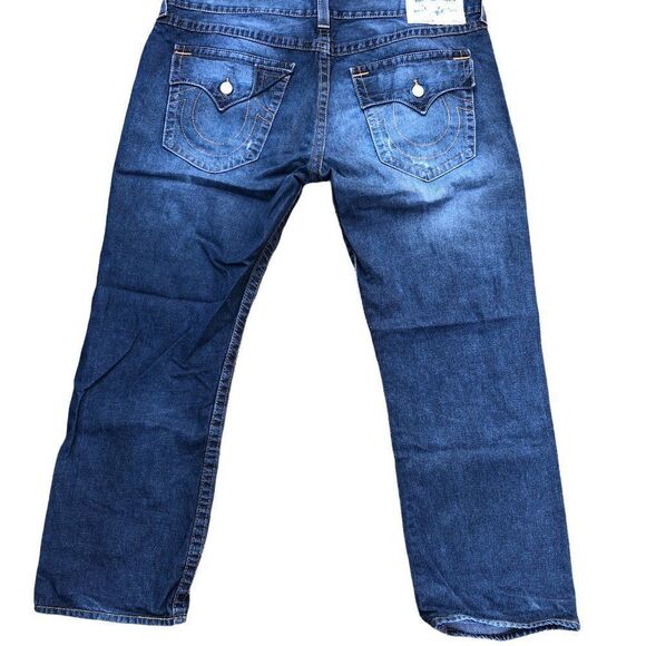 True Religion Jeans Size 42 SLIM Blue - Picture 4 of 7